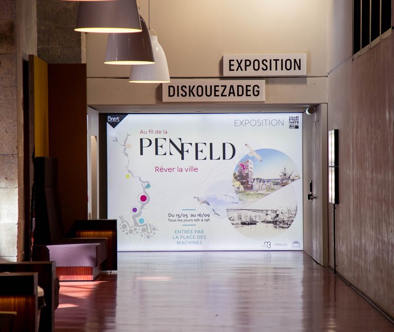 Exposition « AU FIL DE LA PENFELD, rêver la ville », Atelier des Capucins à Brest